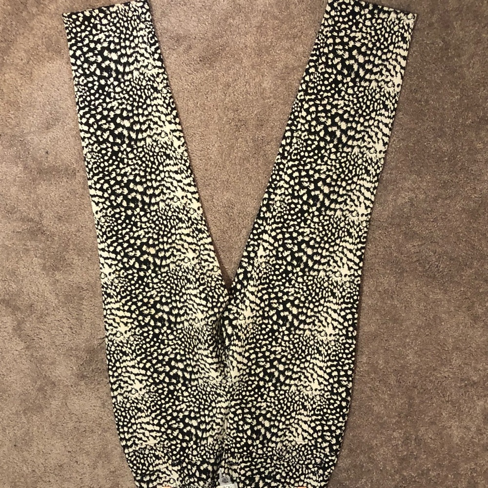 Cache size 6 ankle pants spotted